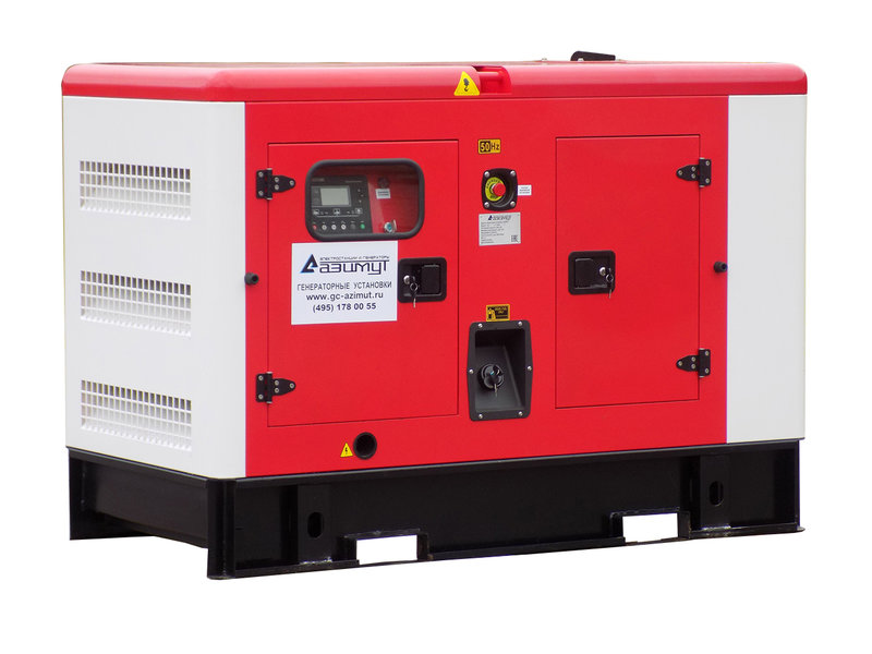Дизельный генератор АД-120С-Т400-2РКМ5 SDEC мощностью 120 кВт (380 В) в кожухе с АВР