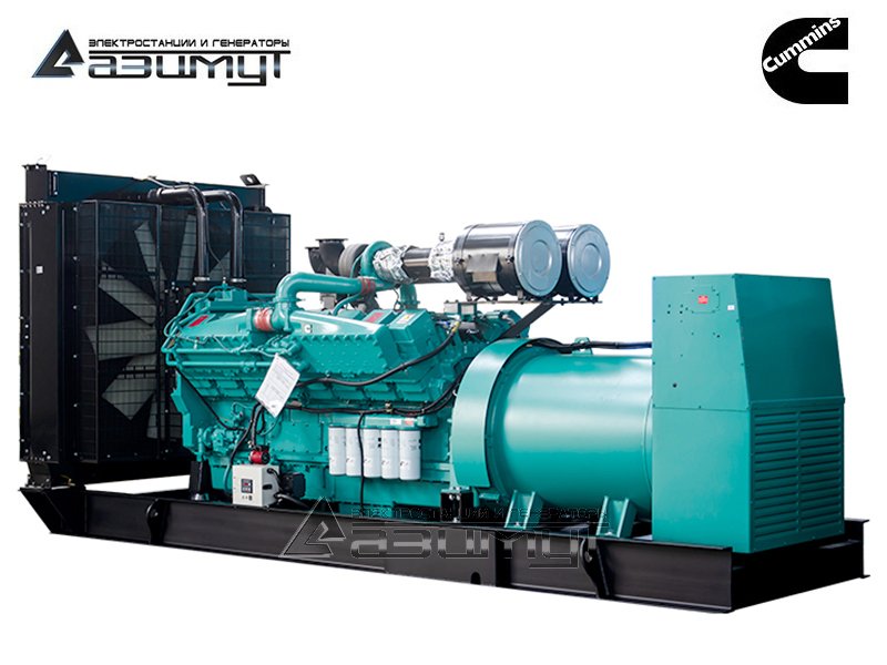 Дизель генератор 1000 кВт Cummins KTA50-G3 (Индия) АД-1000С-Т400-1РМ15IN