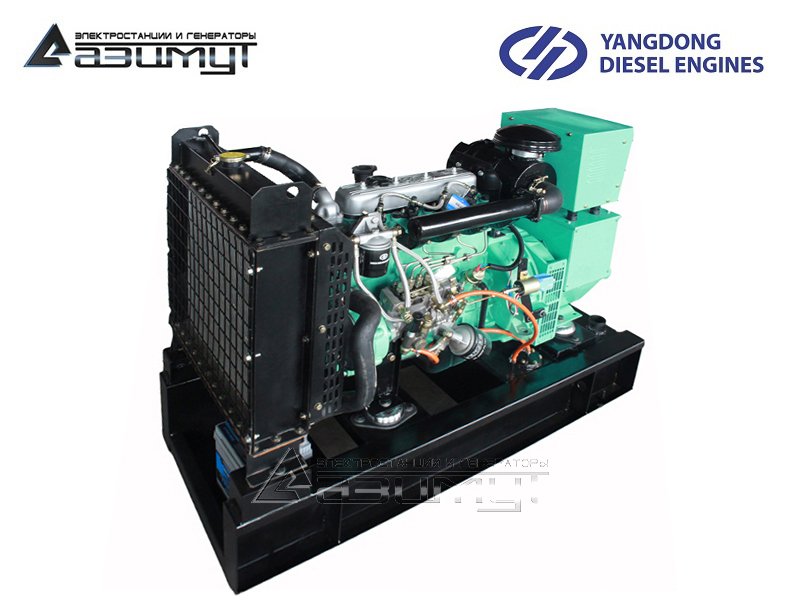 Дизельная электростанция 15 кВт Yangdong АД-15С-Т400-2РМ55 с автозапуском (АВР)