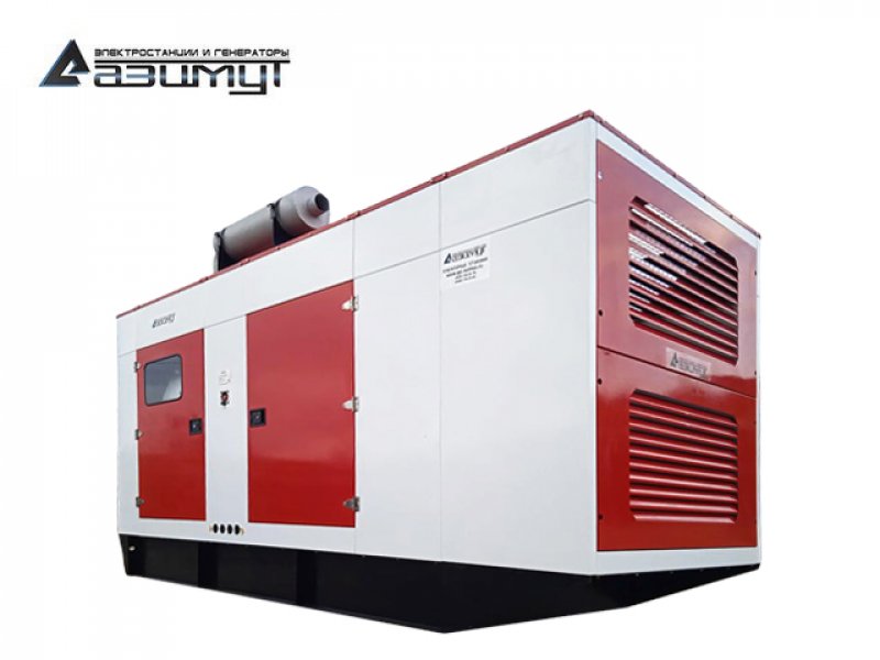 Дизельный генератор АД-550С-Т400-1РКМ5 SDEC мощностью 550 кВт (380 В) в кожухе