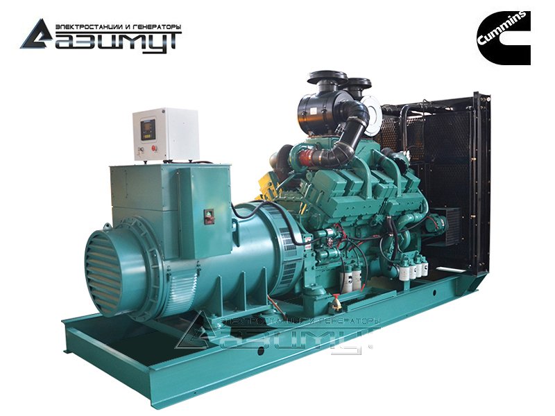 Дизельный генератор 640 кВт Cummins - CCEC (Китай) АД-640С-Т400-2РМ15 с АВР