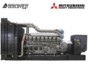 Дизельная электростанция 1500 кВт Mitsubishi АД-1500С-Т400-2РМ8 с АВР