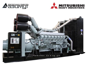 Дизельная электростанция 1600 кВт Mitsubishi-SME АД-1600С-Т400-2РМ8C с АВР