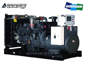 Дизельный генератор 300 кВт Doosan АД-300С-Т400-2РМ17 с АВР
