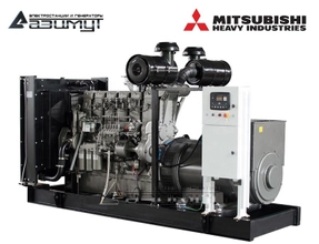 Дизель генератор 500 кВт Mitsubishi-SME (Китай) АД-500С-Т400-1РМ8C