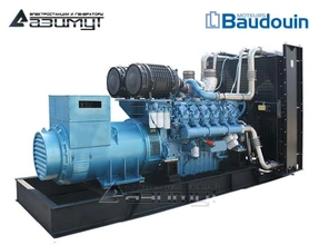 Дизельный генератор 600 кВт Baudouin Moteurs АД-600С-Т400-2РМ9 с АВР
