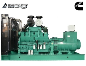 Дизель генератор 720 кВт Cummins - CCEC (Китай) АД-720С-Т400-1РМ15
