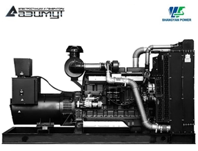 Дизельный генератор АД-200С-Т400-1РМ160 Shangyan мощностью 200 кВт открытого исполнения