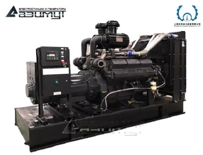 Дизельный генератор АД-450С-Т400-2РМ13 Woling мощностью 450 кВт открытого исполнения с автозапуском (АВР)