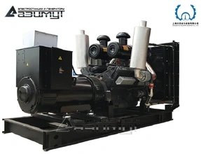 Дизельный генератор АД-800С-Т400-1РМ13 Woling мощностью 800 кВт открытого исполнения