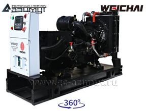 Дизельный генератор 50 кВт Weichai АД-50С-Т400-1РМ7